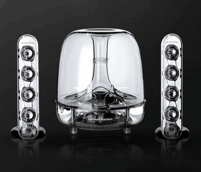 最美透明音响 哈曼卡顿水晶3代音响特价999元