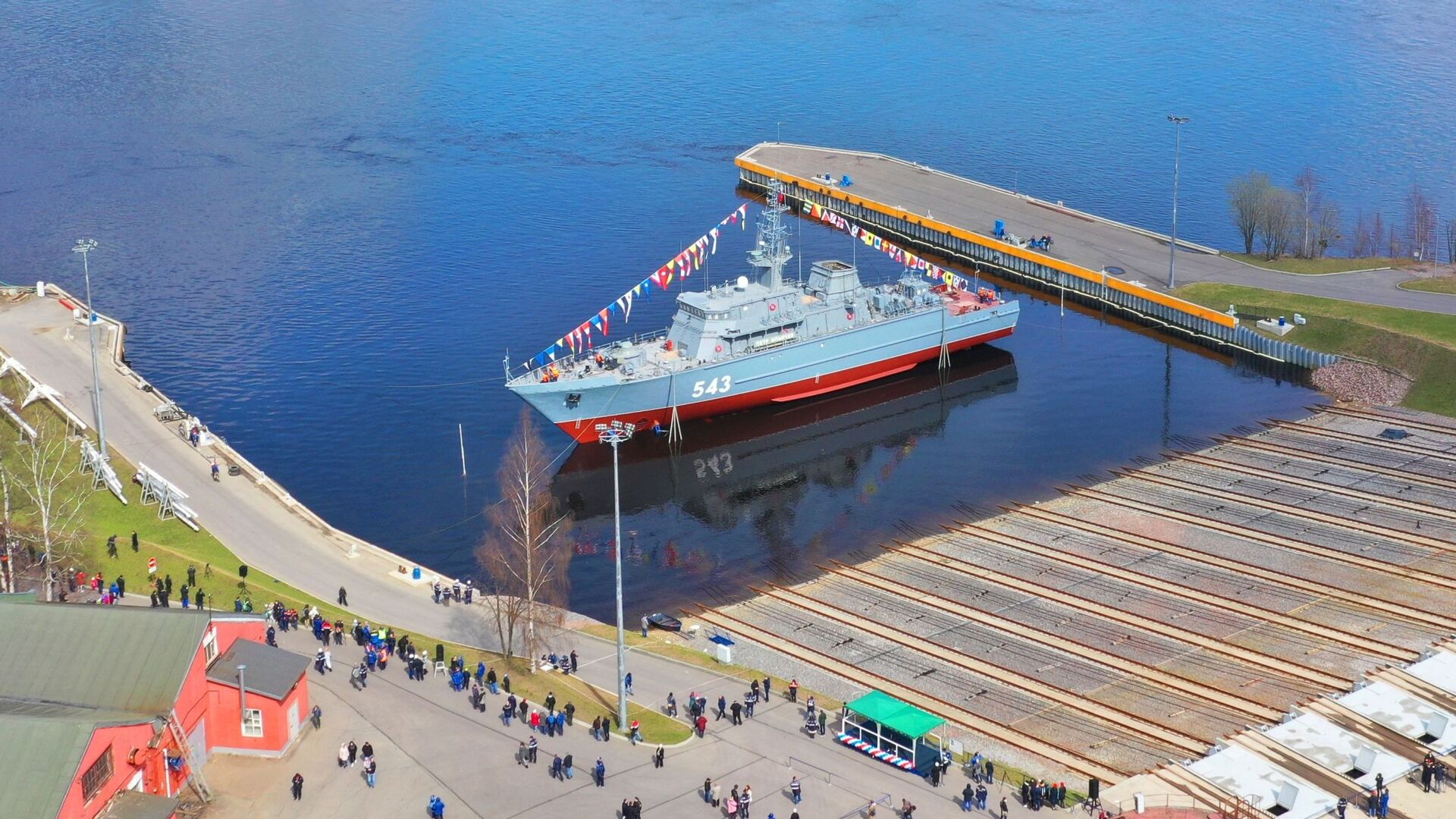 俄罗斯第11艘12700型扫雷舰铺设龙骨