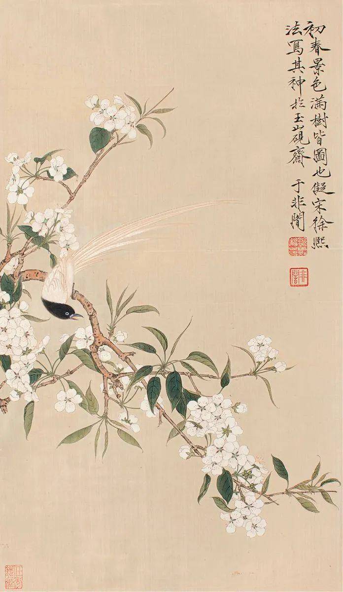 鉴赏|国画中的春日梨花盛景