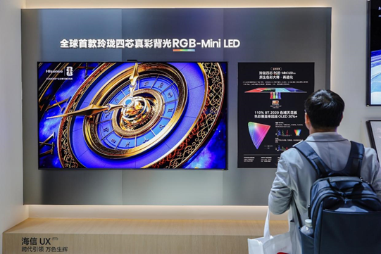 RGB-Mini LED电视在中国市场卖爆:海信碾压式领先 拿下近80%市场份额