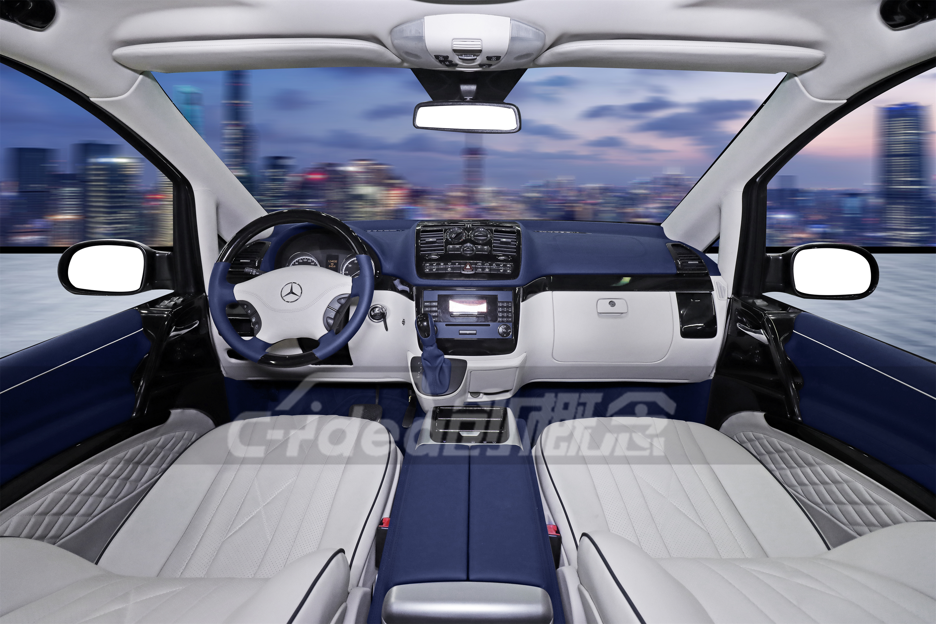 奔驰唯雅诺新款七座内饰改装方案分享,舒适豪华全部拉满