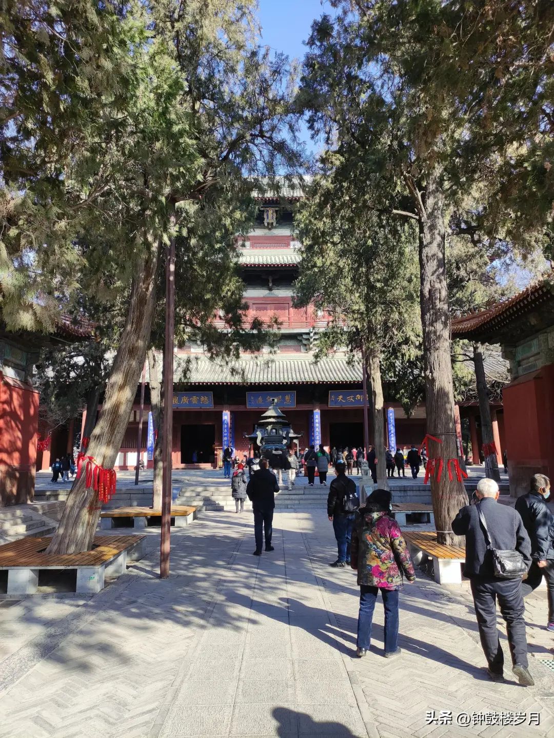 河北正定隆兴寺老照片复拍