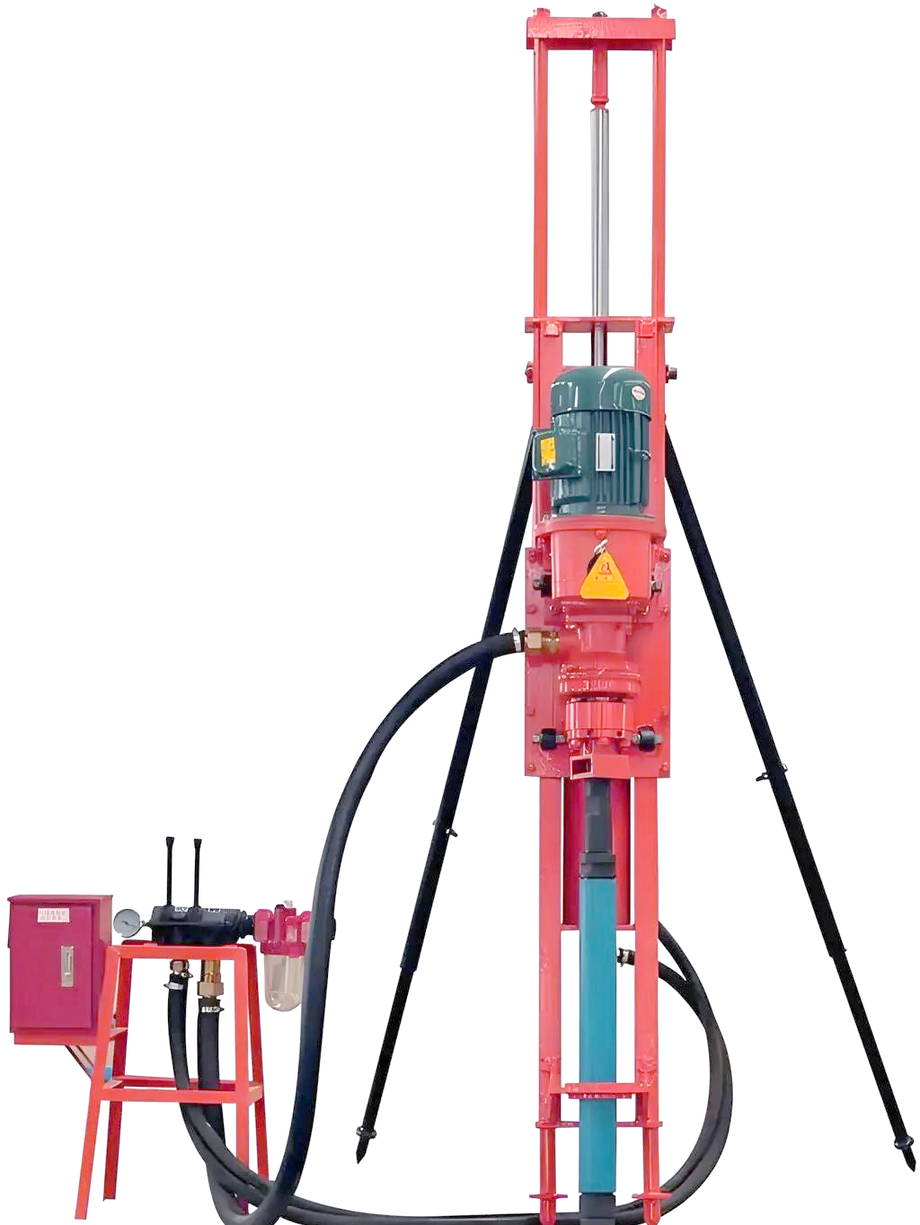 在边坡与护坡的施工领域,潜孔钻机100型以其卓越的性能脱颖而出,成为