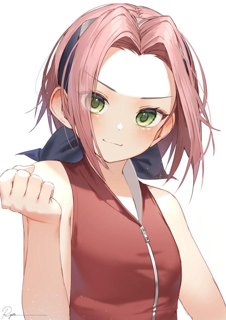 画师「ryota」作品欣赏:可爱风动漫角色重绘插画(小樱火影等)