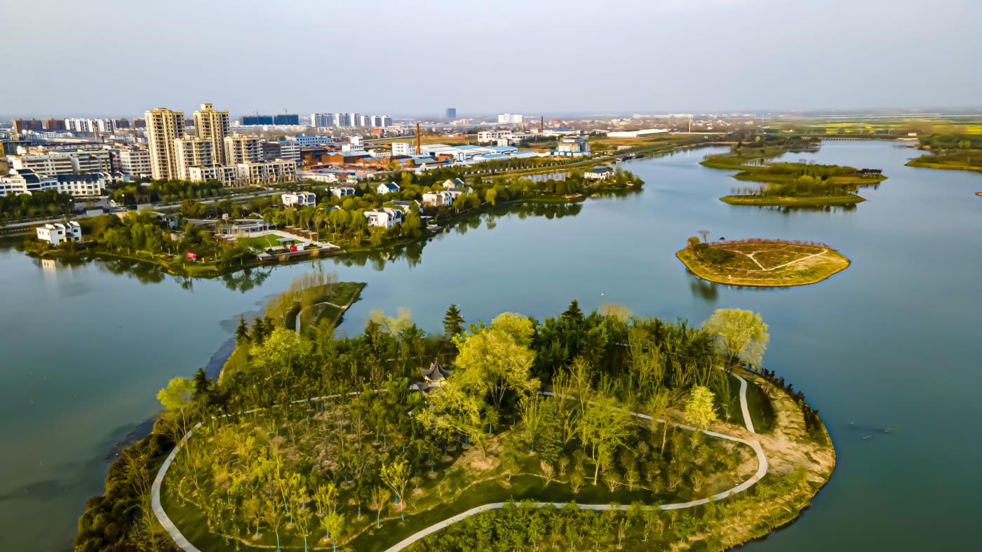 河南淮滨:淮上东湖美景让人醉(组图)