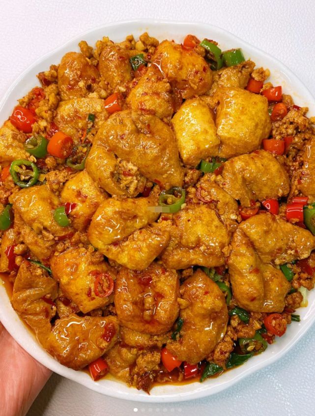 张红甫又是一道下饭菜肉末油豆腐超入味超好吃