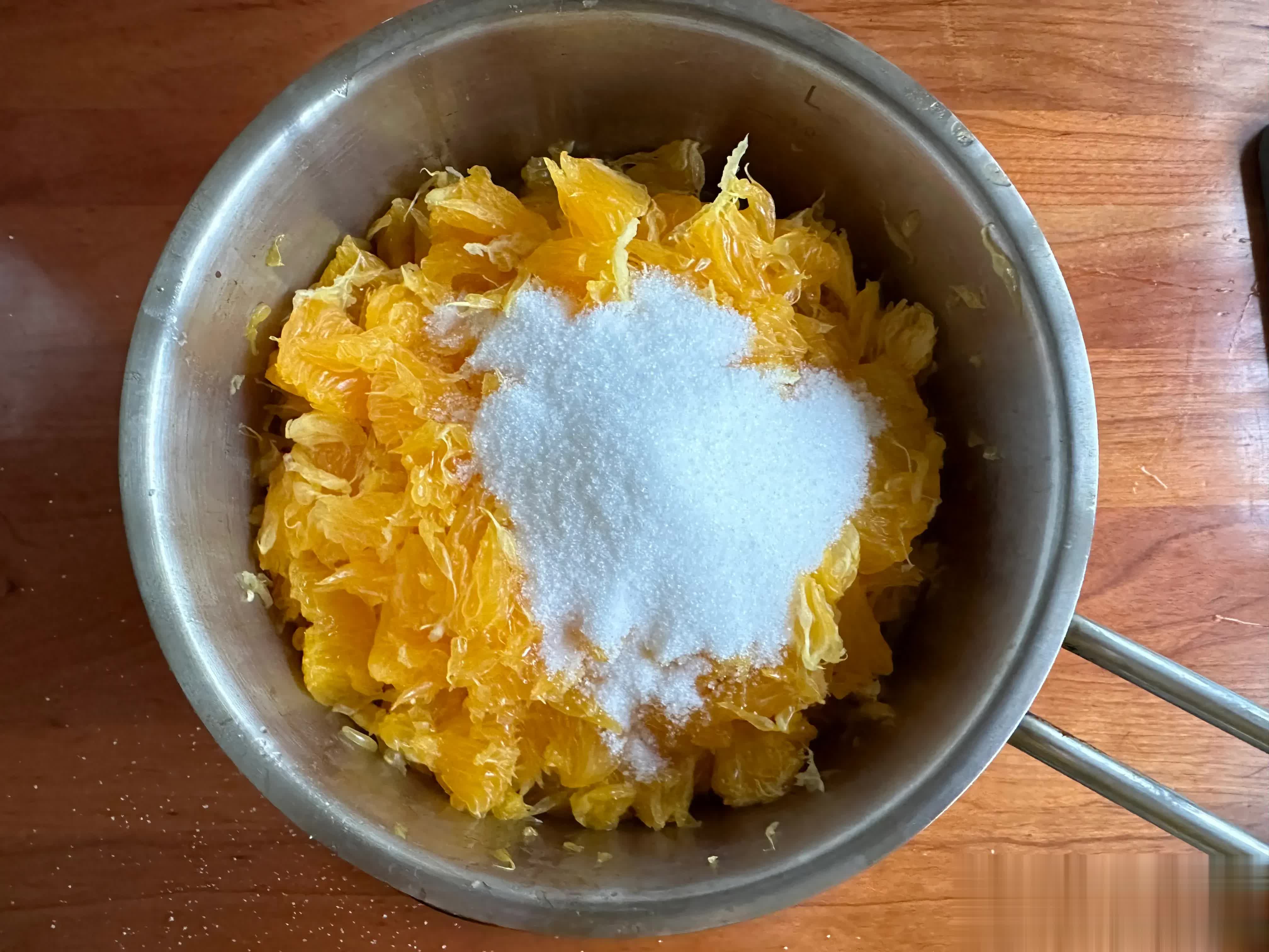 自制橙子果酱,把吃不完的橙子做成果酱,做甜品抹面包非常好