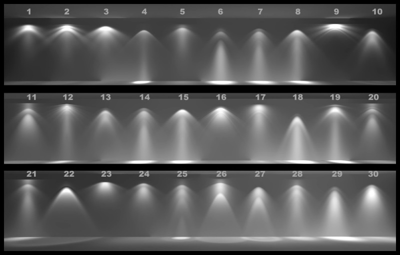 免费分享,光域网30种ies灯光