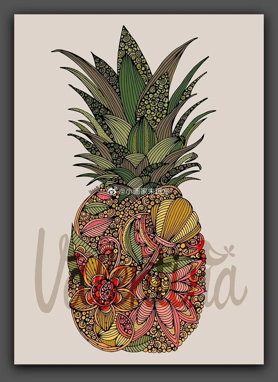 多种经典"装饰画"技法,孩子不会构图,不会配色,线条画不好,来!手把手