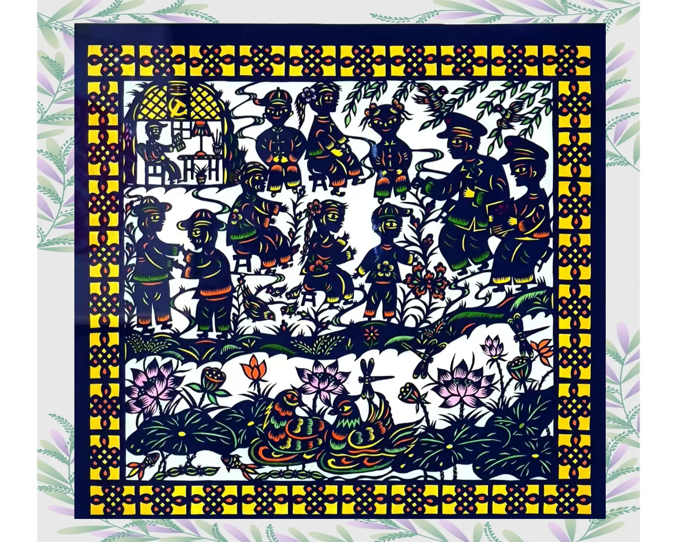 惊艳全场的剪纸艺术,民族团结主题作品大赏!