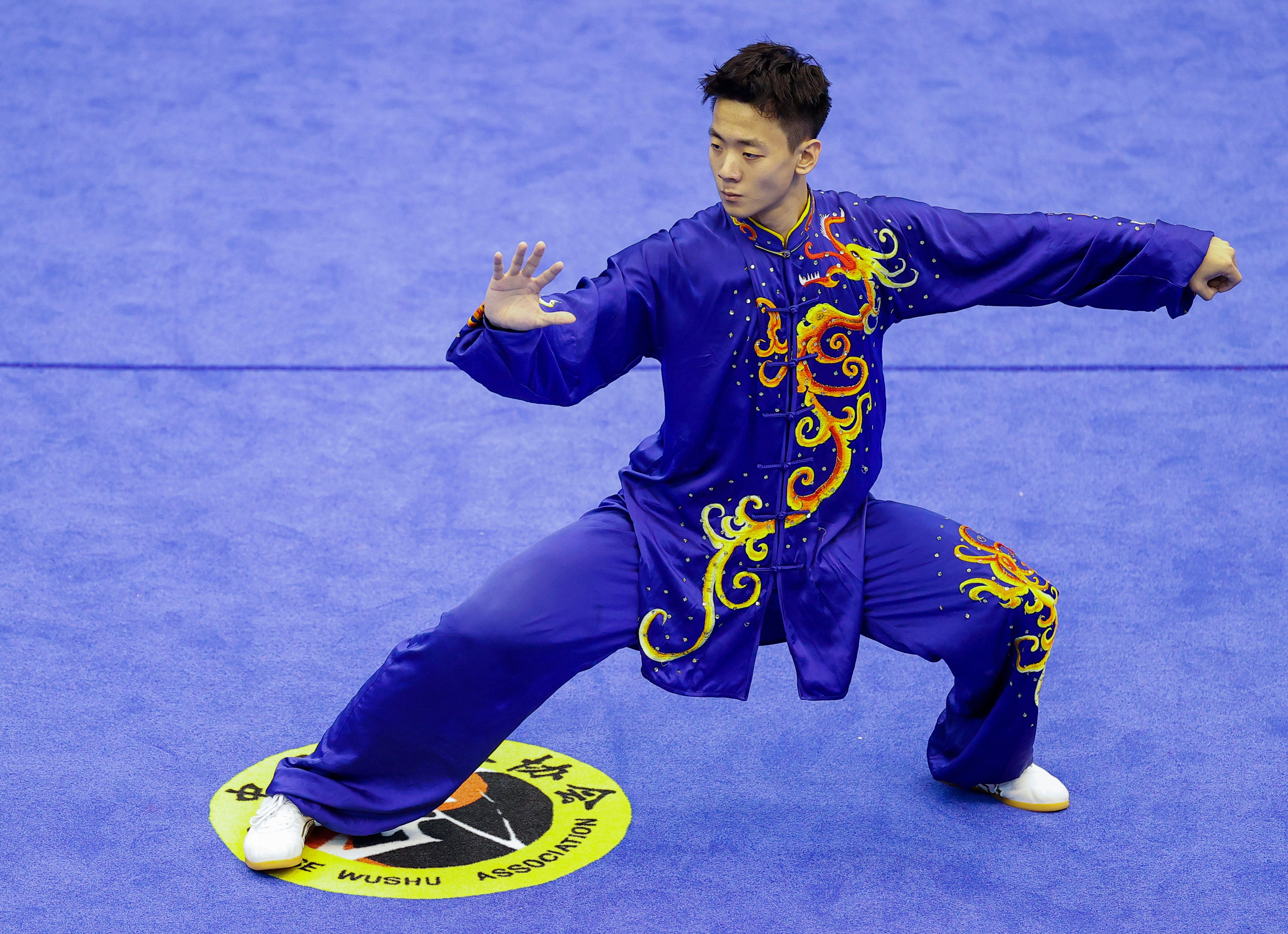 武术套路——大学组男子自选太极拳赛况