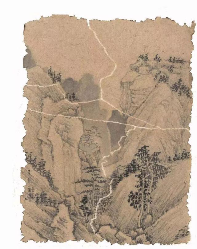 山水画家山东理工大学张弓长作品欣赏