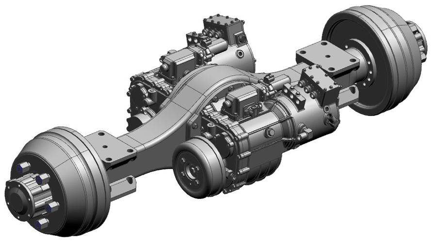 重汽电驱动桥图片