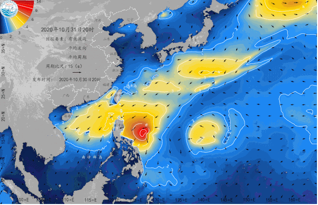 超强台风"天鹅"将于11月2日进入我国南海海域 预计近海海域浪高可达7