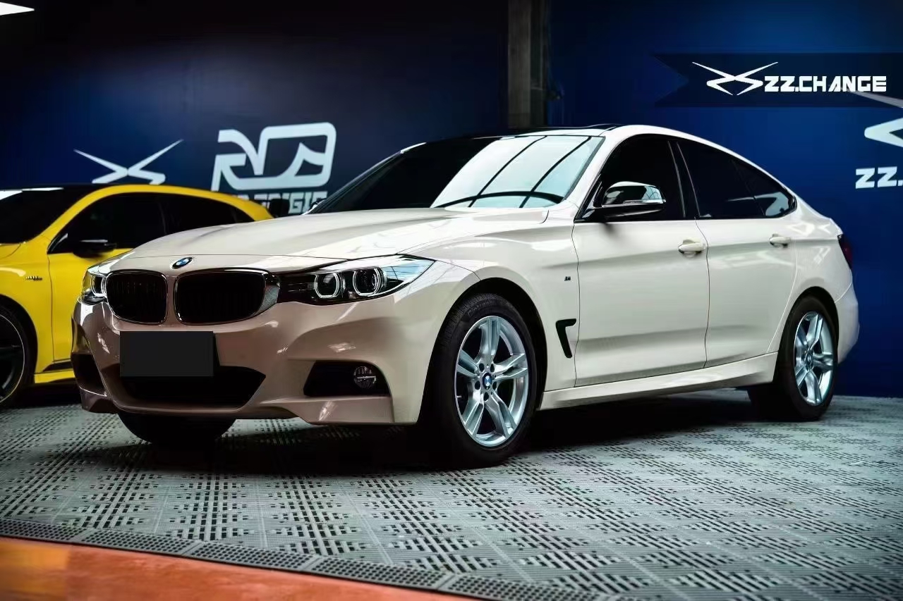 宝马skto改色膜水晶卡其米兰