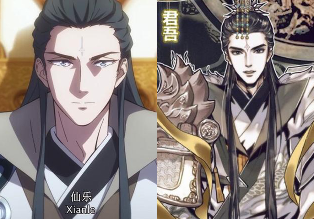 天官赐福:君吾的配音耳熟,花城的眼罩优化了,君吾的衣服有细节