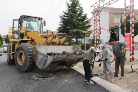 高平市馬村鎮楊界線(陳村段)道路改造提升加快推進 9月底具備通車條件