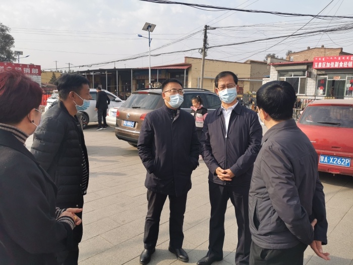 吴文明赴玉泉区小黑河镇督导疫情防控工作