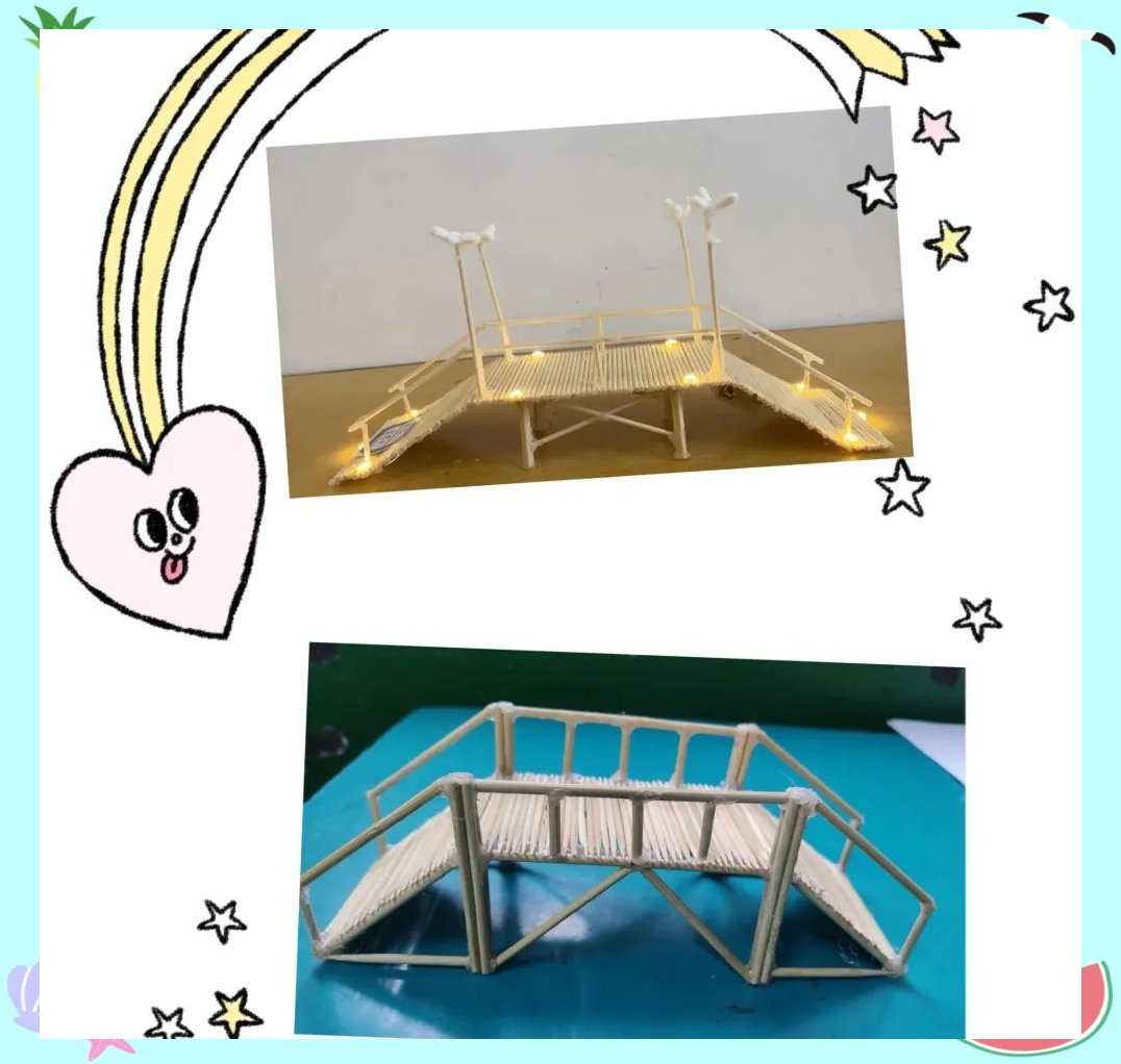 用牙签搭建桥梁:孩子们在实践中的创意与探索