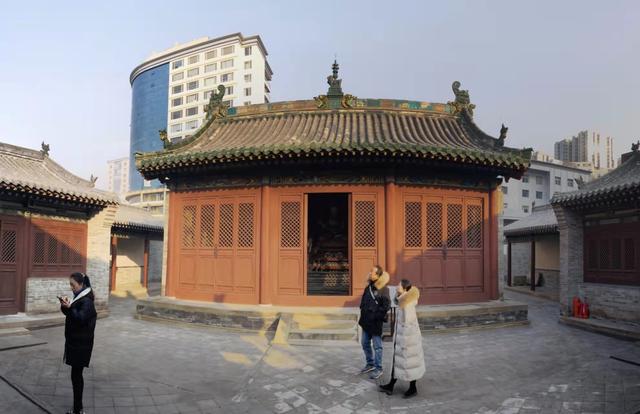 太原古圆通寺历史图片