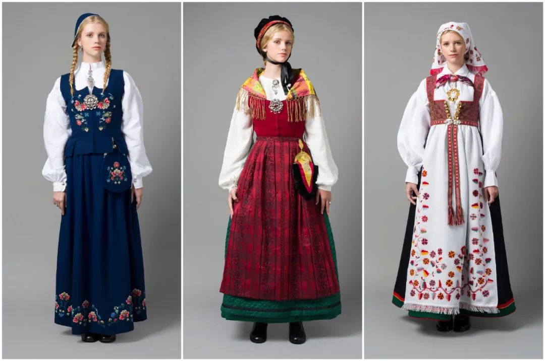 「绘画参考」36 种北欧女性传统服饰(服装参考)