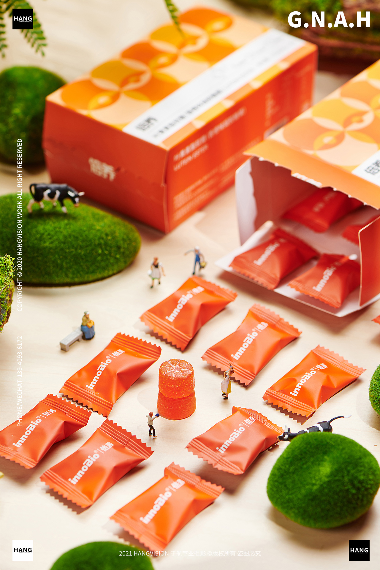 维生素软糖糖果微缩小人 大连商业摄影大连产品拍摄大连美食拍摄