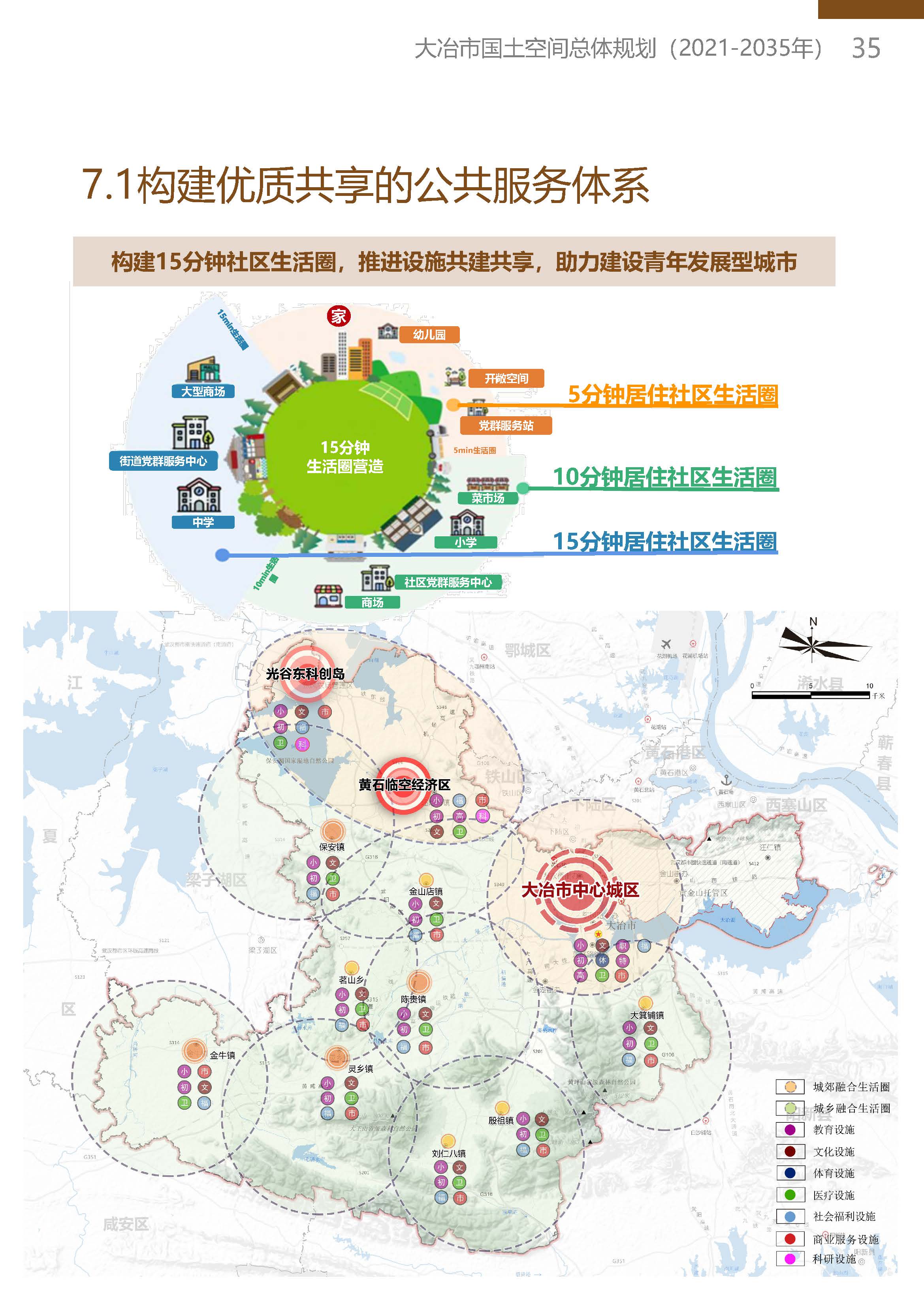大冶市国土空间总体规划公示,打造现代化中等城市