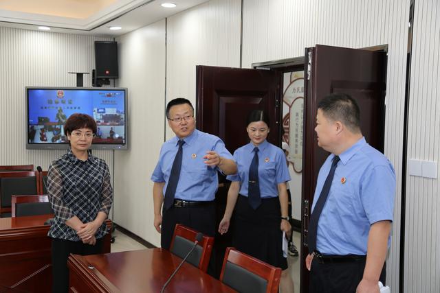 武功县委书记蒲春侠一行到武功县检察院调研指导工作