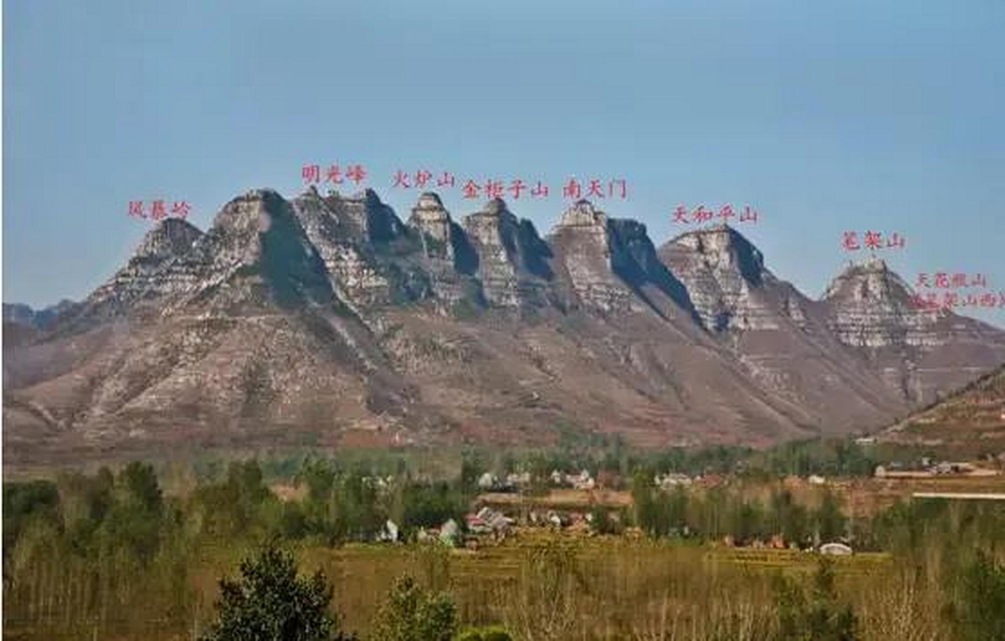 八岐山东北方向,就是太平崮.