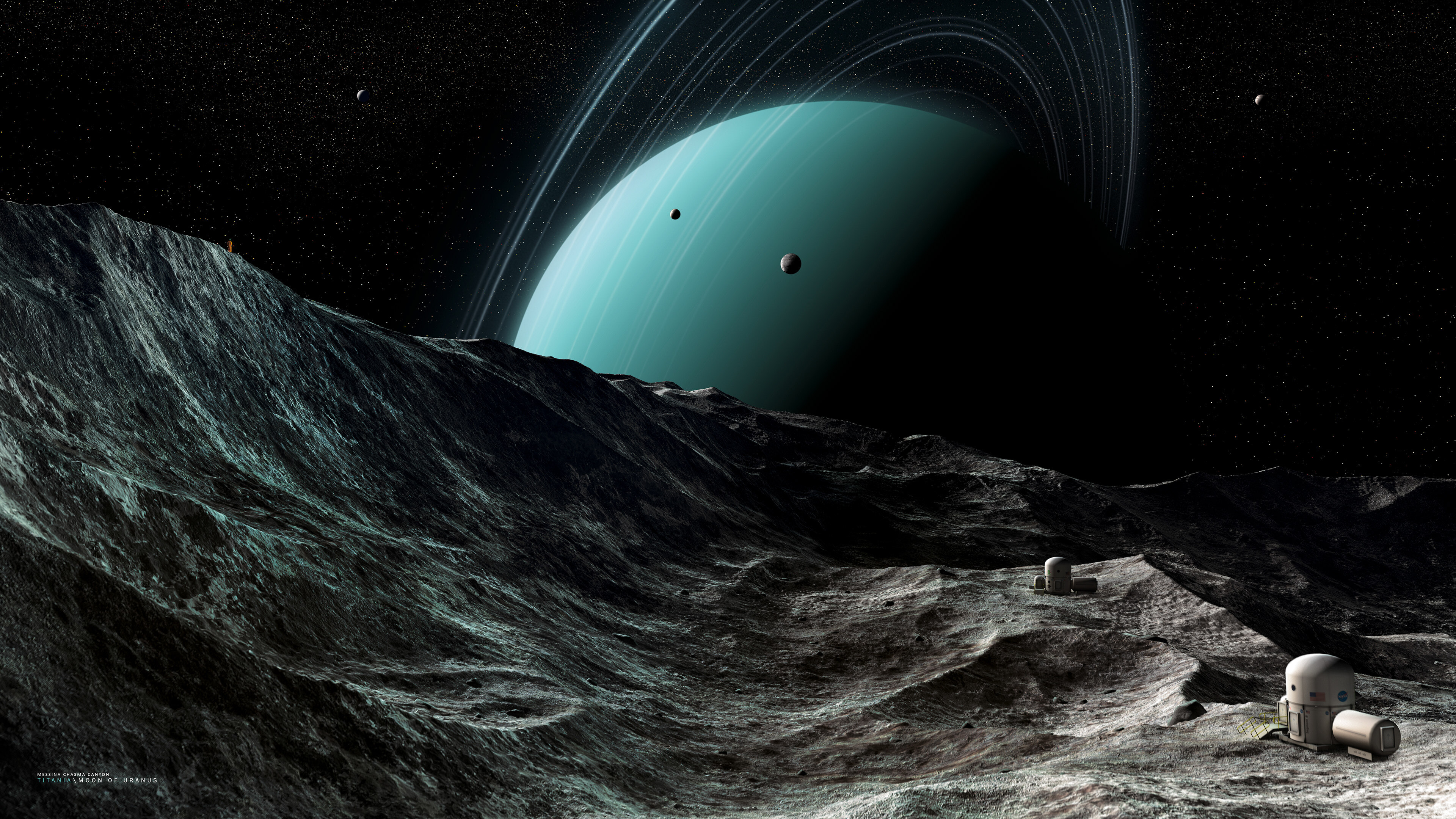 天王星四个卫星上发现地下海洋,科学家:或可能存在外星生物