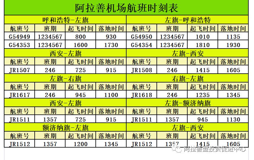 额济纳旗,阿右旗航班恢复运营啦!