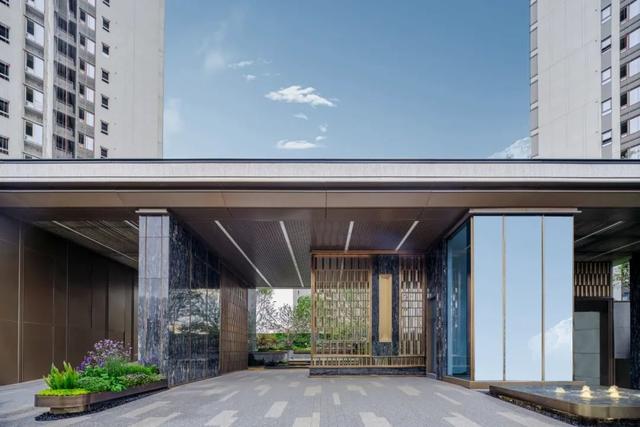 「景观」30个住宅小区出入口设计,5种常见设计形式