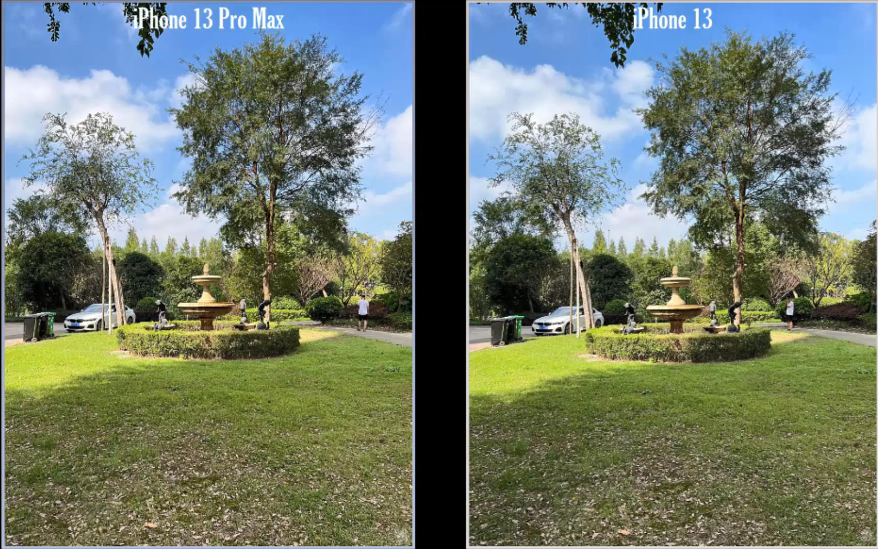 iphone13promax与iphone13拍照比拼:多1颗镜头,差距真就很大?