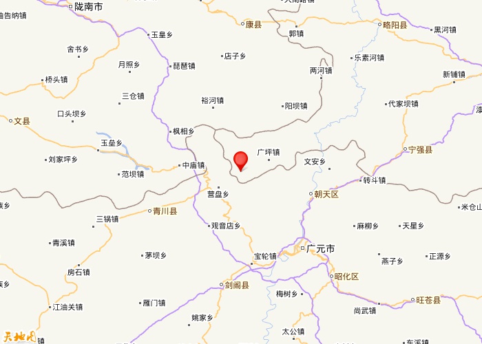 陕西汉中市宁强县发生1.9级地震
