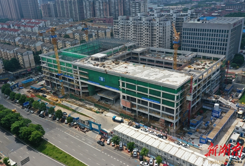 长沙两大工人文化宫主体完工