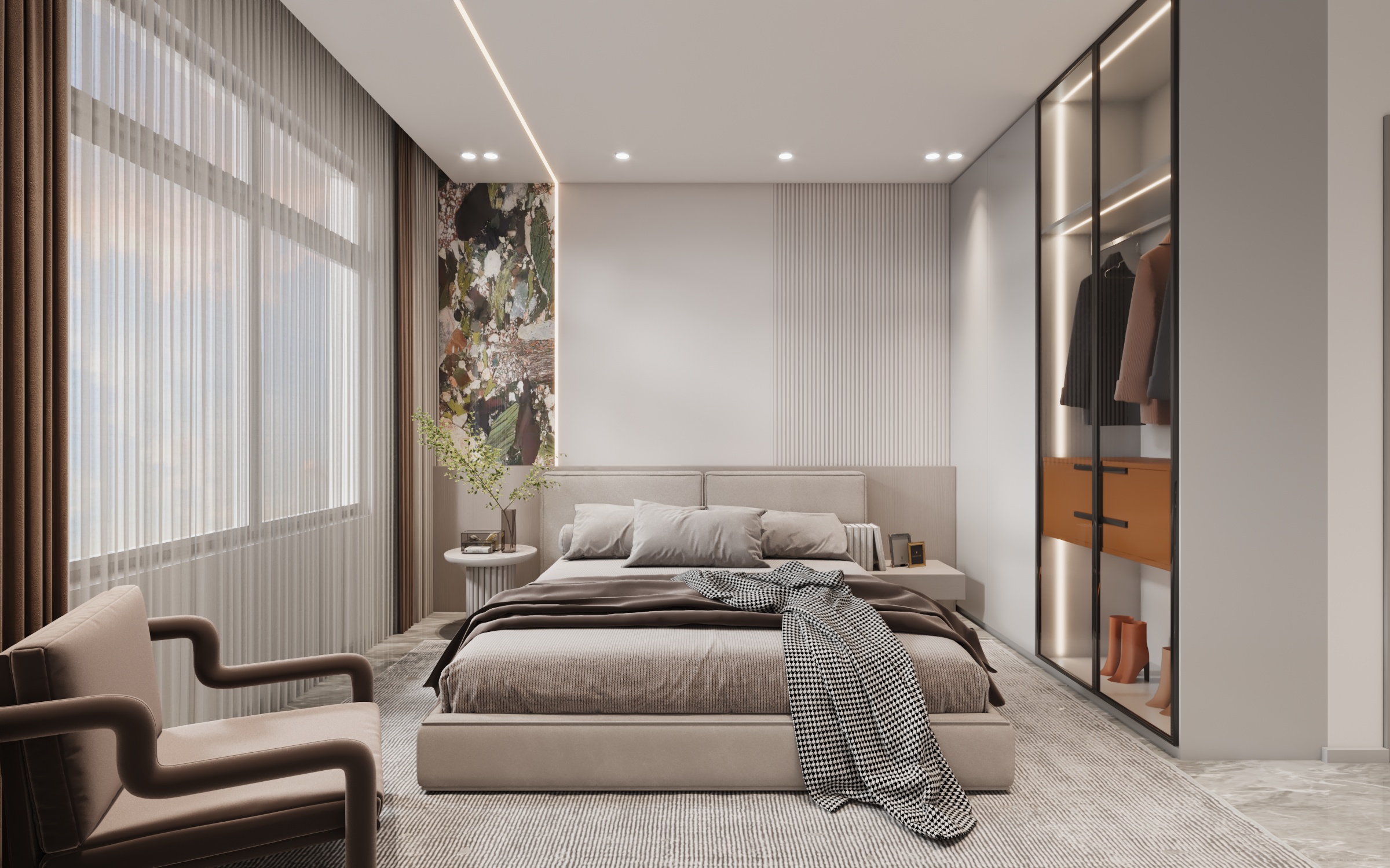 135㎡现代风格,引领时尚家居美学生活!