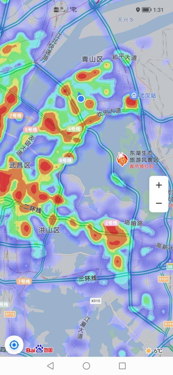 百度"热力图"红色不褪色,黄鹤楼位居全国热门景区前十