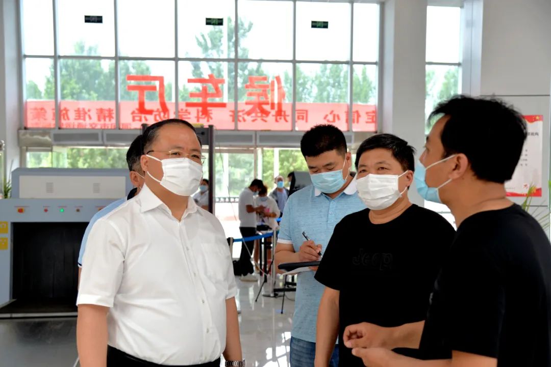 河间市委书记尹卫江调研疫情防控工作
