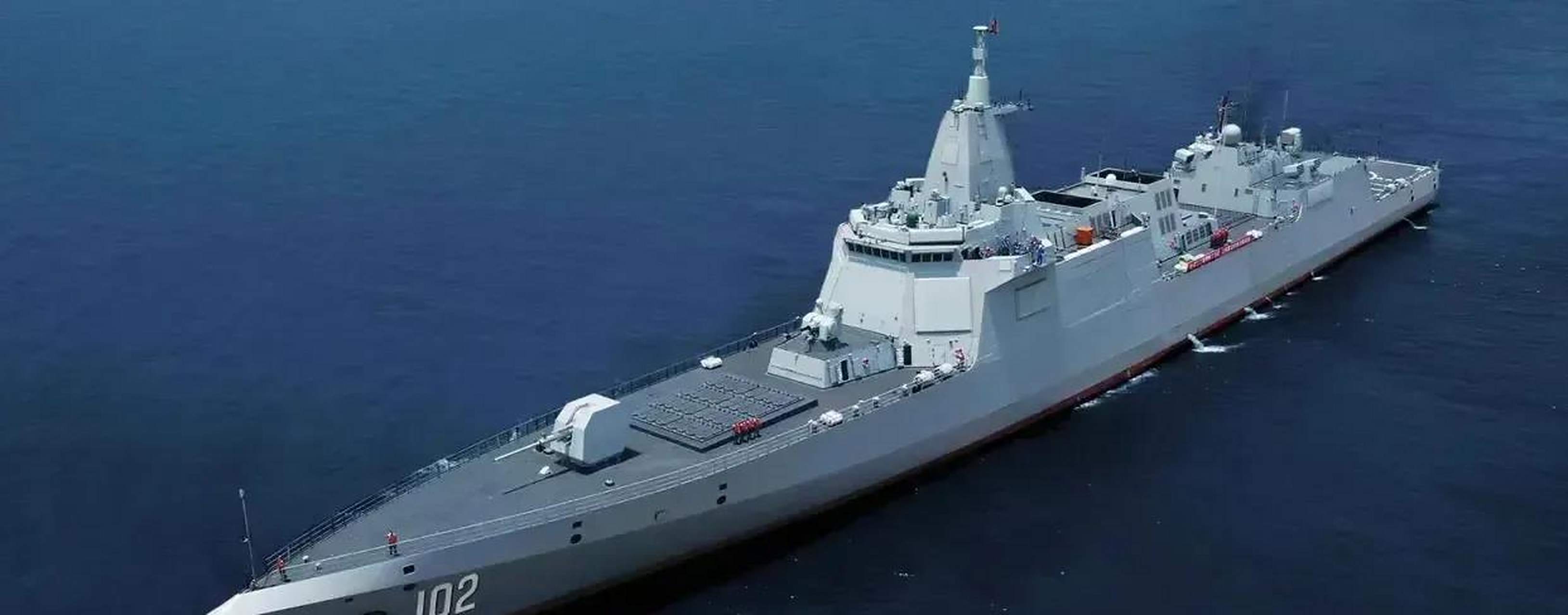 按目前进程是055a建造中,055已经服役,058全能舰到哪步了呢?