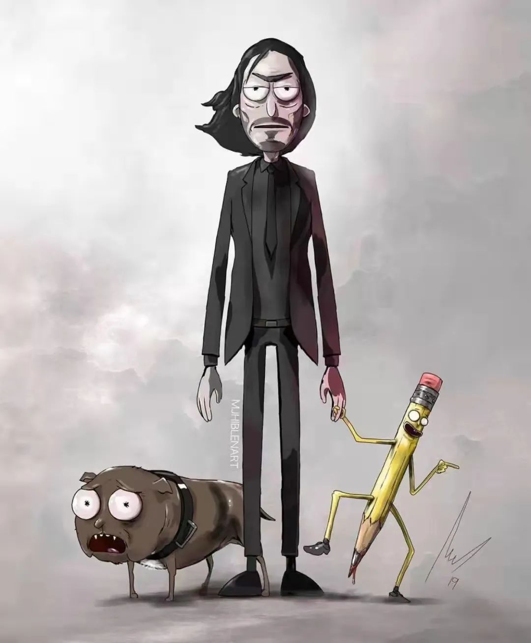 当《疾速追杀》里john的狗子换成了喵星人,会是什么画风?