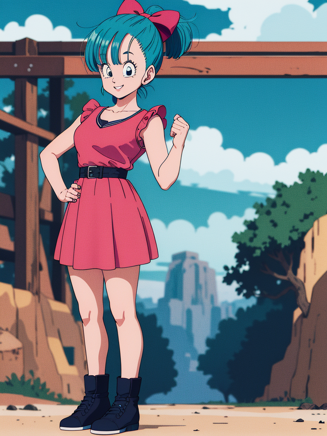 《龙珠》各种画风的布尔玛 头像 壁纸