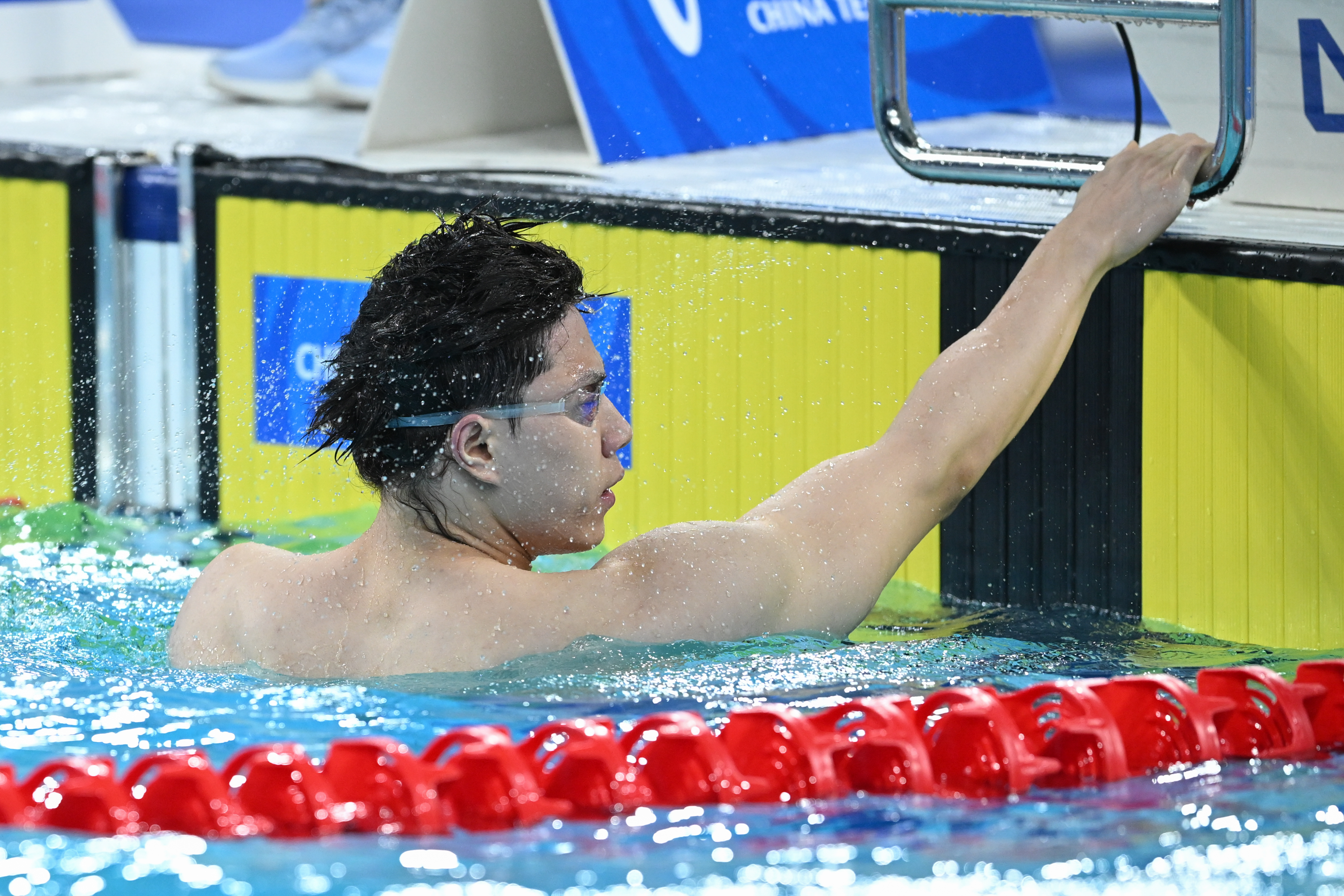 游泳——男子100米蛙泳决赛:覃海洋夺冠(3)