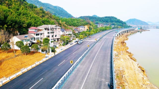 206省道牧松线一期本月底将正式通车