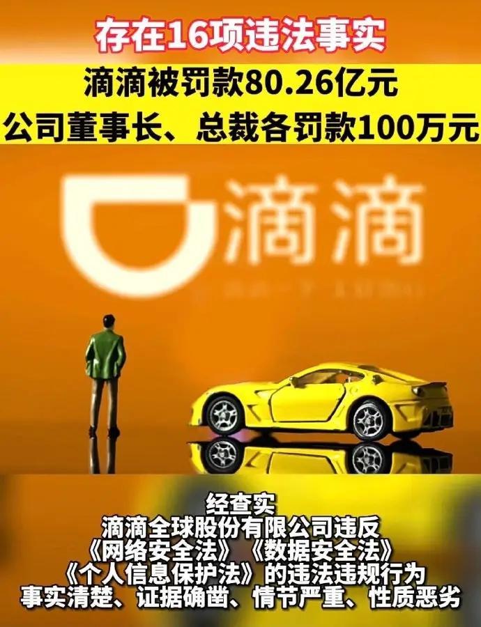 滴滴被罚80.26亿元