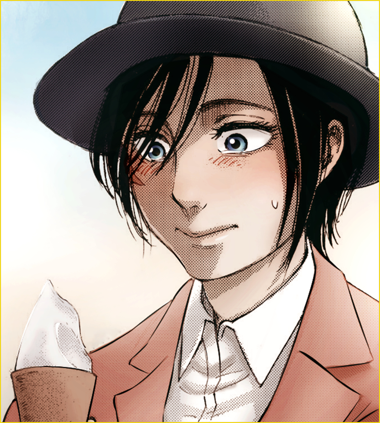 进击的巨人:动漫的女孩子都是吃货?吃东西的女孩子最可爱