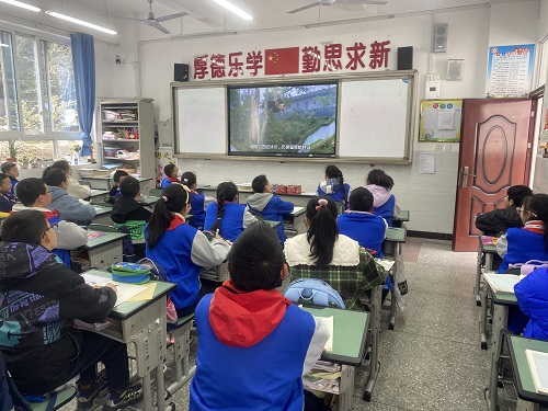 宝兴县实验小学积极组织师生收看课后服务直播