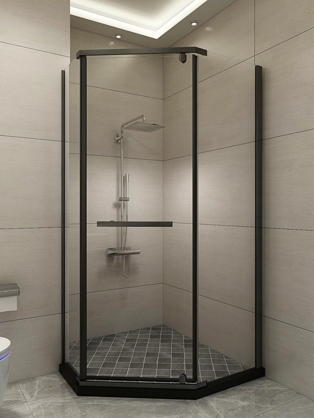 5㎡不规则卫生间淋浴房设计,犄角空间都不浪费