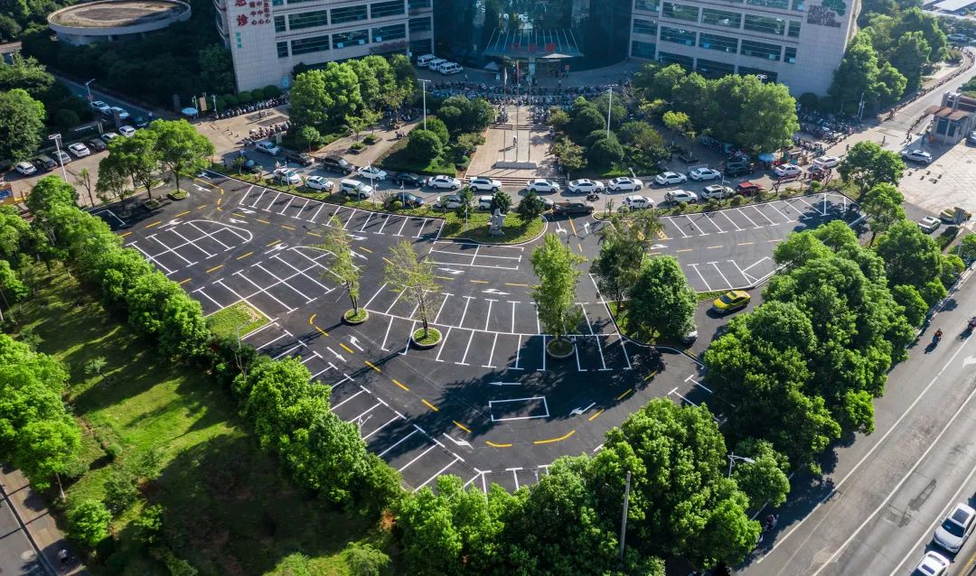 新余市人民医院新建生态型停车场