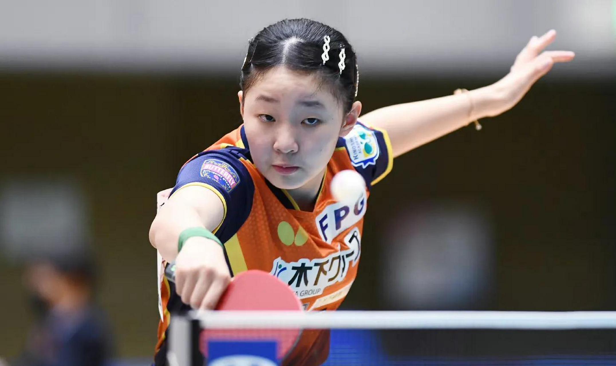 张本美和将与早田希娜争夺冠军.