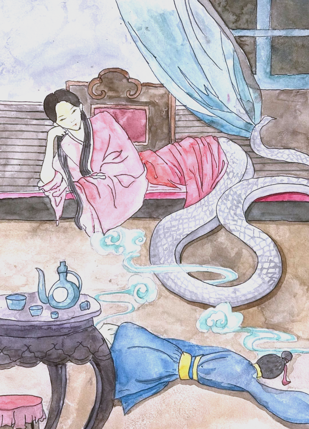 《白蛇传》传统故事绘本:蛇精与人的曲折爱情